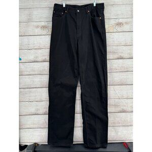 Levi's‎ 550 Relaxed Fit Jeans Men's Size 40x40 Black Dark Wash Denim Big & Tall